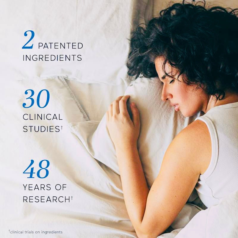 Melatonin & Magnesium – Promotes natural sleep onset and deeper sleep