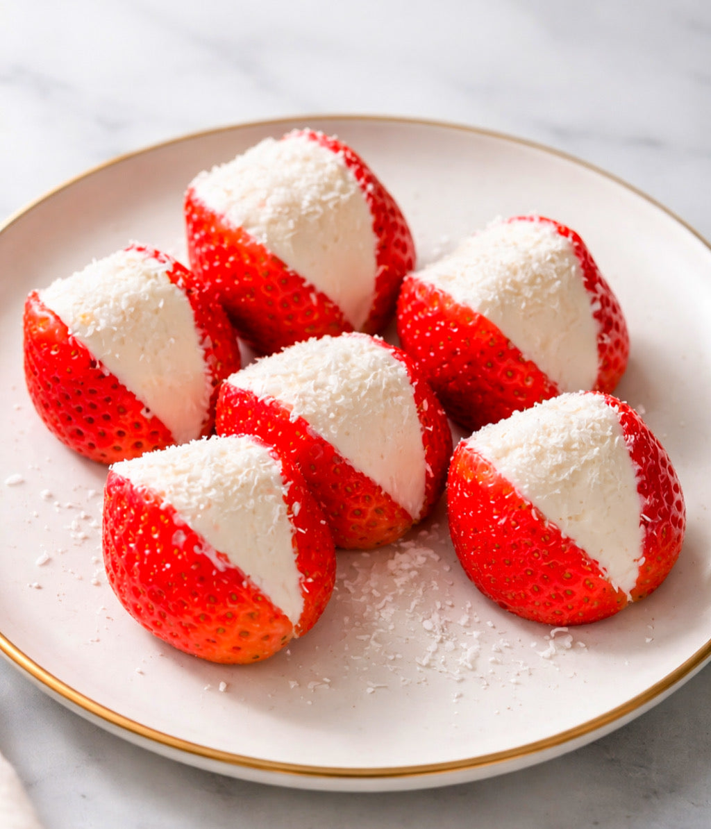 GREEK YOGURT & JAPANESE STRAWBERRIES