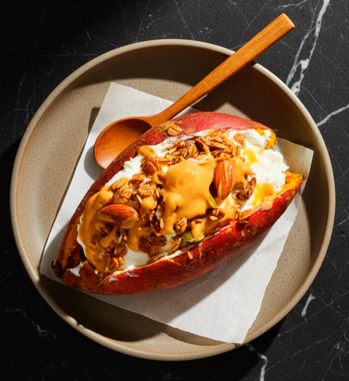 OVEN-ROASTED SWEET POTATO YOGURT BOWL 烤红薯酸奶碗