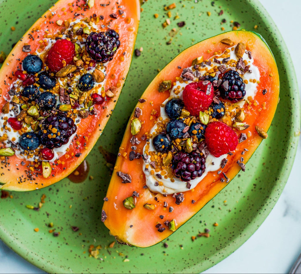 GREEK YOGURT PAPAYA BOAT